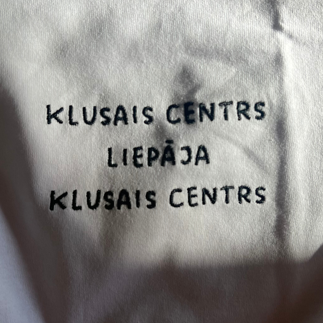 awm klusais centrs liepāja  klusais centrs oversized eko kokvilnas t-krekls