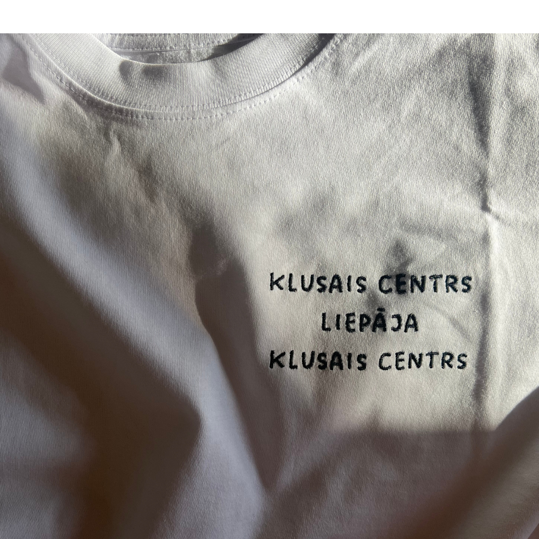 awm klusais centrs liepāja  klusais centrs oversized eko kokvilnas t-krekls