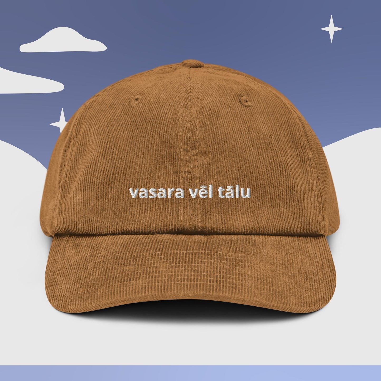 awm vasara vēl tālu corduroy hat